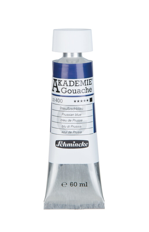 Schmincke Gouache Akademie Prussian blue