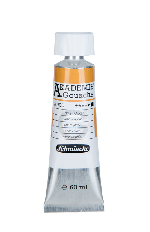 Schmincke Gouache Akademie yellow ochre