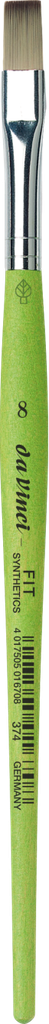 daVinci Brush Fit Flat Synthetic Series 374 Size 8