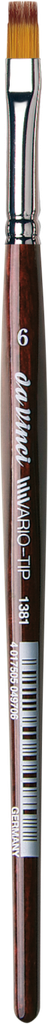 daVinci Brush Vario Flat Tip Synthetis Series 1381 Size 6