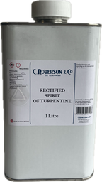 [CR34625K] Roberson Rectified Spirit of Turpentine 1 Litre - NET PRICE