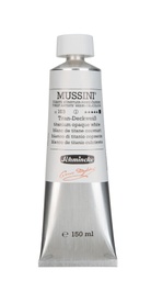 [SC10103F] Schmincke Mussini Oil 150ml Titanium Opaque White S1