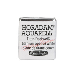 [SC14101P] Schmincke Horadam Watercolour Half Pan Titanium Opaque White Series 1