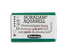 [SC14511Q] Schmincke Horadam Watercolour Full Pan Chromium Oxide Green Brilliant Series 2