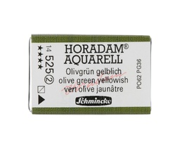 [SC14525Q] Schmincke Horadam Watercolour Full Pan Olive Green Yellowish Series 2