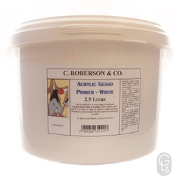 [CR61407L] Roberson Acrylic Gesso Primer White 2.5 Litre