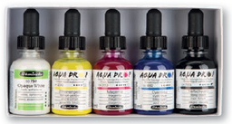 [SC78005097] Schmincke Aqua Drop Set 5 x 30ml - Primaries + Opaque White