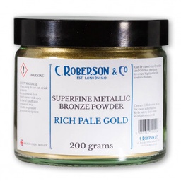 [CR75114G] Roberson Bronze Powder 200 grams Rich Pale Gold