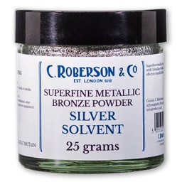 [CR75201D] Roberson Bronze Powder 25 grams Silver Solvent