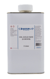 [CR77106K] Roberson Oil Gold Size 1 Litre 3 Hour