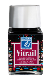 [LB2115855] Lefranc et Bourgeois Vitrail Transparent Paint For Glass 50 ml Turquoise Blue