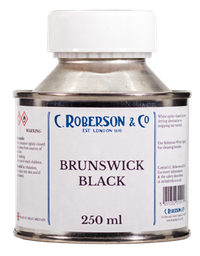 [CR92024H] Roberson Brunswick Black 250 ml