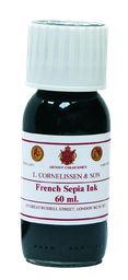 [CR01142E] Cornelissen French Sepia Ink 60 ml (while stock lasts)