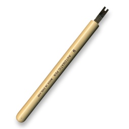 [AU10390] Automatic Pens Plain Stroke Pen No9 1/4 Plain Sleeved Pack