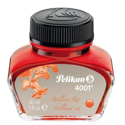 [PE30103D] Pelikan Fountain Pen Ink 4001 30 ml Brilliant Red