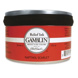 [4116703022] Gamblin Relief Ink NAPTHOL SCARLET 175ml