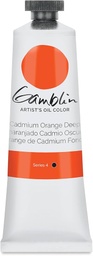[4116701125] Gamblin Artists' Grade Oil 37ml CADMIUM ORANGE DEEP