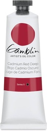 [4116701160] Gamblin Artists' Grade Oil 37ml CADMIUM RED DEEP