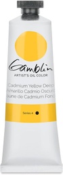 [4116701190] Gamblin Artists' Grade Oil 37ml CADMIUM YELLOW DEEP