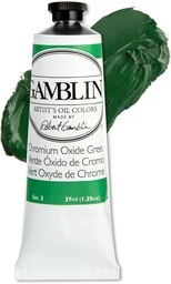 [4116701215] Gamblin Artists' Grade Oil 37ml CHROMIUM OXIDE GREEN