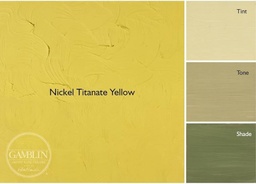 [4116701480] Gamblin Artists' Grade Oil 37ml NICKEL TITANATE YELLOW