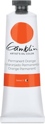 [4116701505] Gamblin Artists' Grade Oil 37ml PERMANENT ORANGE