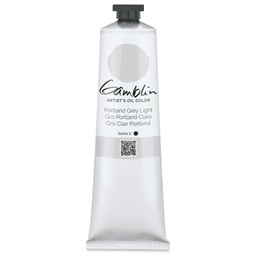 [4116701551] Gamblin Artists' Grade Oil 37ml PORTLAND GREY LIGHT