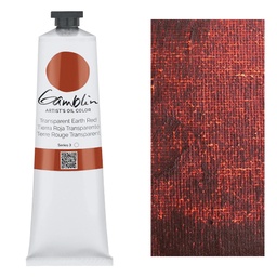 [4116701682] Gamblin Artists' Grade Oil 37ml TRANSPARENT EARTH RED