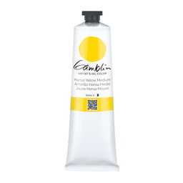 [4116702310] Gamblin Artists' Grade Oil 150ml HANSA YELLOW MEDIUM