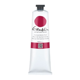 [4116702590] Gamblin Artists' Grade Oil 150ml QUINACRIDONE RED