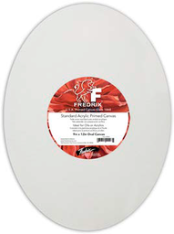 [5670005409] Fredrix 20in x 24in Oval Stretched Canvas