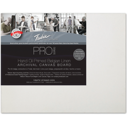 [5673513392] Fredrix Archival Canvas Panel Oil Primed Linen 9in x 12 in