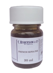 [CR01142E] Roberson French Sepia Ink 30 ml
